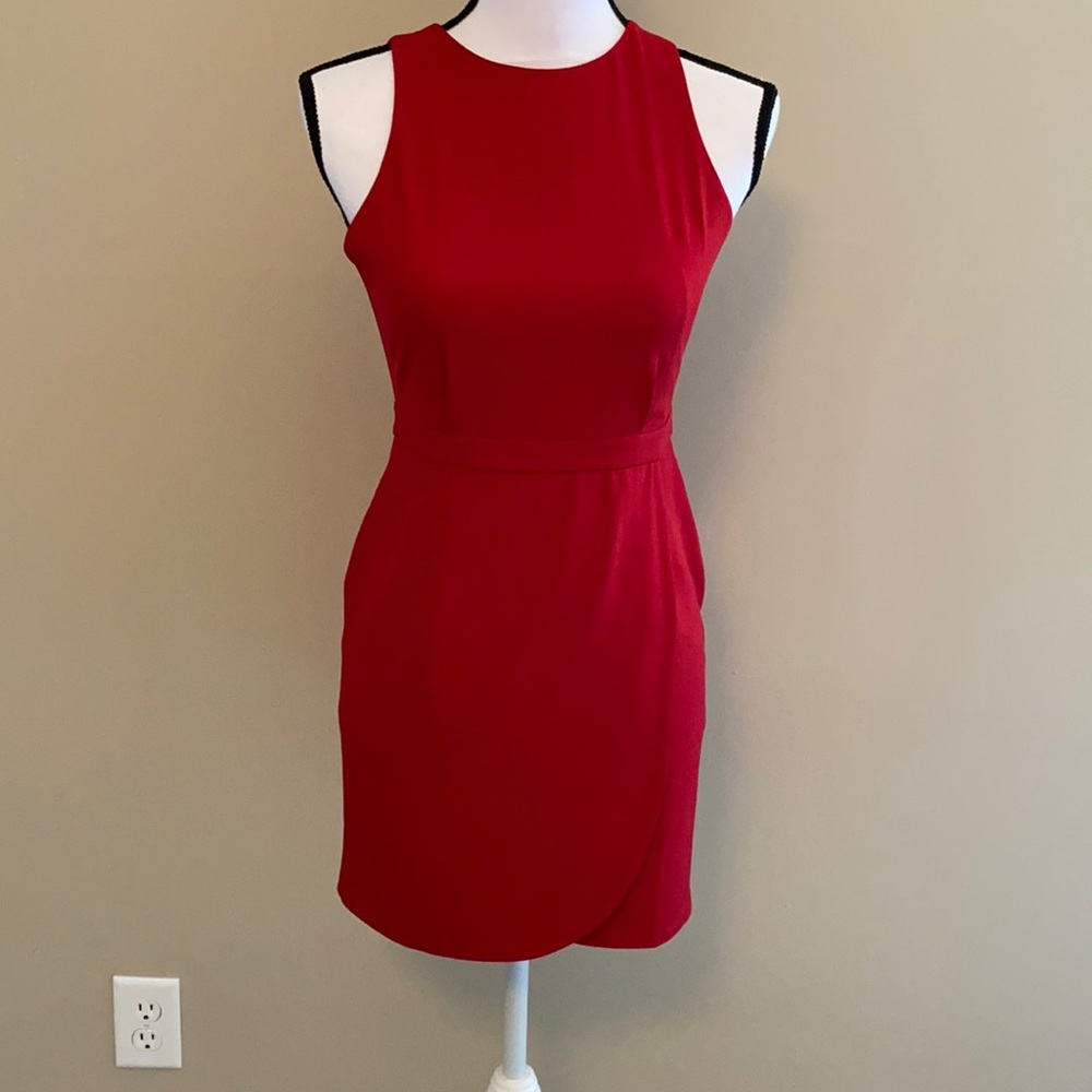 Tobi red bodycon dress